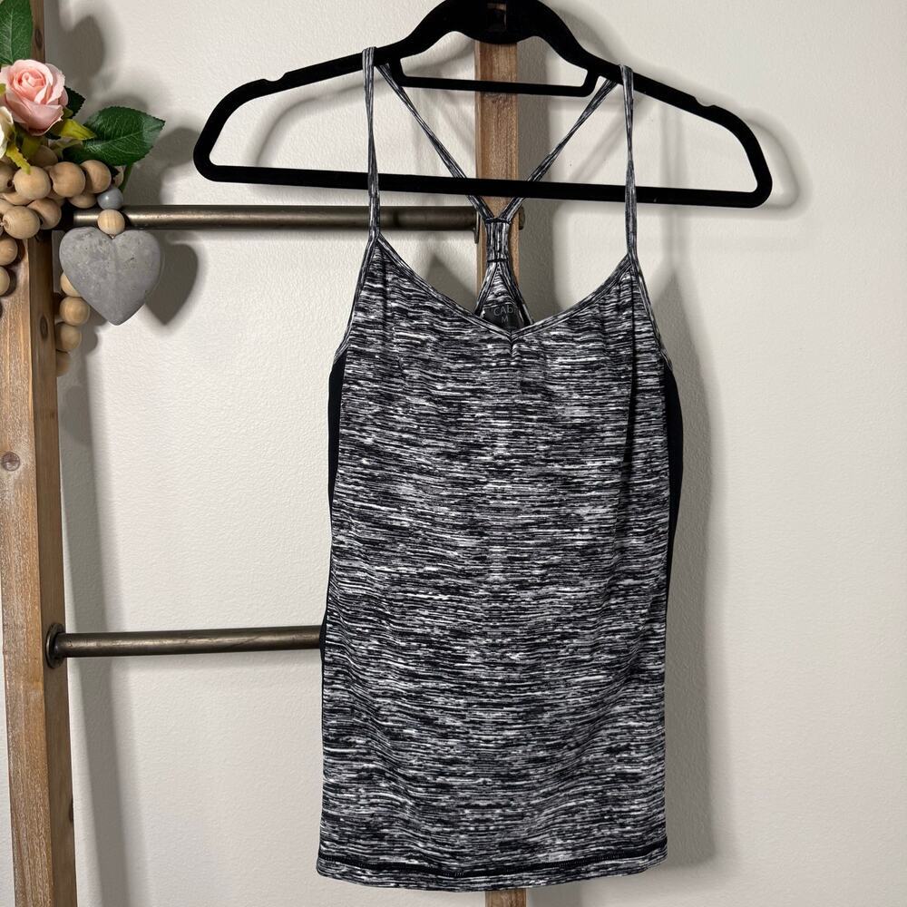 Cabi Sport Athletic Razorback Black Gray Tank Size Medium - Picture 2 of 9
